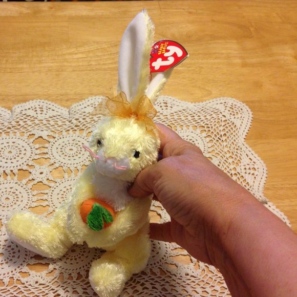Ty Other - Ty Beanie Babies Nibblies Easter Bunny - 2002 10 yrs anniversary edition